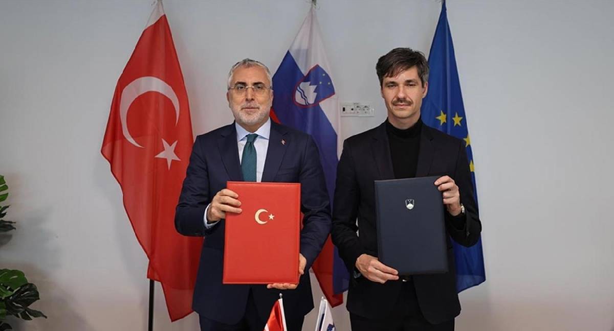 Türkiye ile Slovenya arasında 'Sosyal Güvenlik Anlaşması' imzalandı