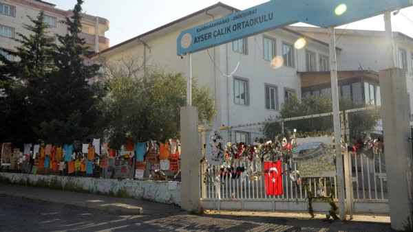 Ayser Çalık Ortaokulu'nda sessiz 23 Nisan